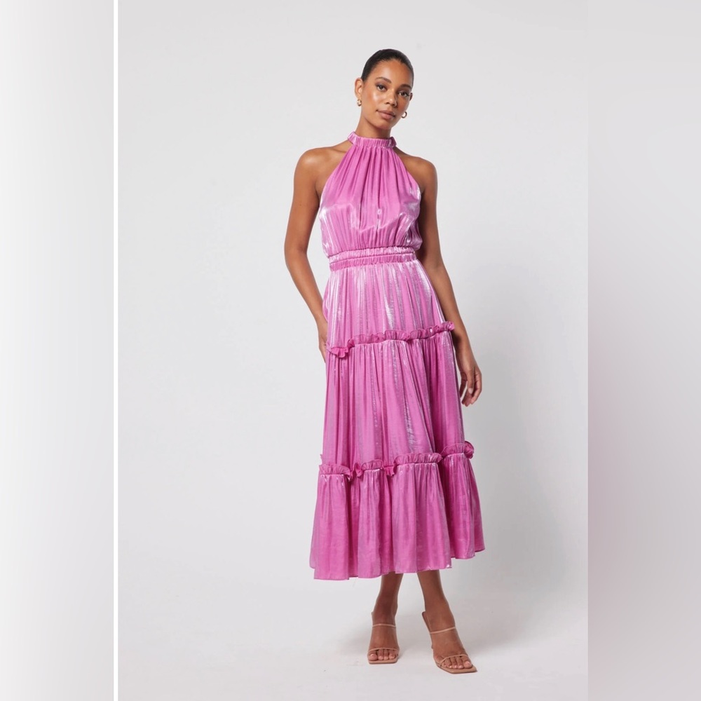 Elliatt Teagan Maxi Dress, size xxs NWT bubblegum pink - Picture 5 of 13